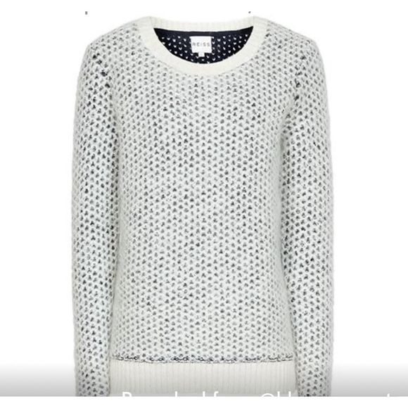 REISS Mohair Honeycomb Sweater Size XS - Picture 1 of 6